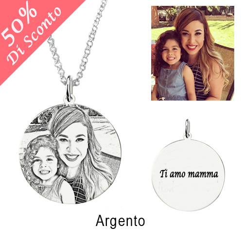 Personalizzata Foto-Collana Round