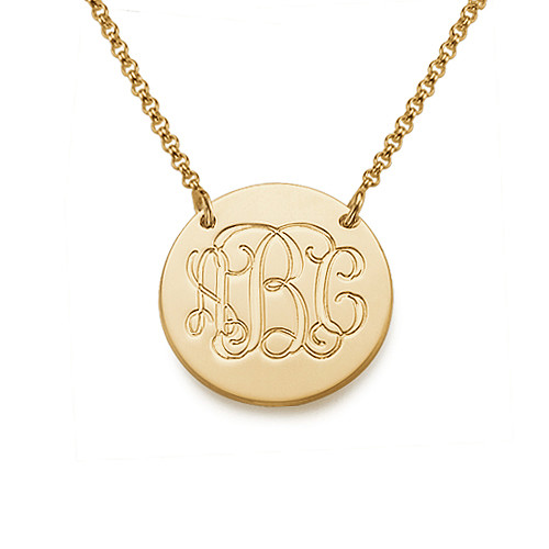 Monogramma Disco Collana