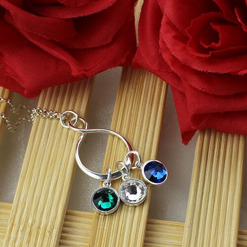 birthstone Infinito Collana