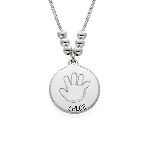 Disco Collana con Bambino handprint