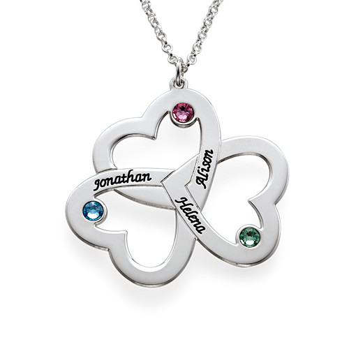 Collana Personalizzata Con Triplo Cuore