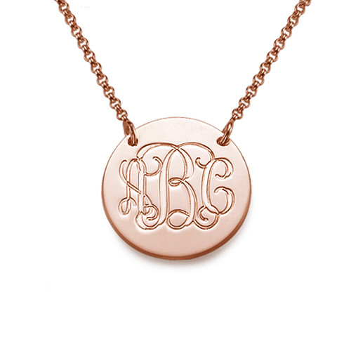 Monogramma Disco Collana