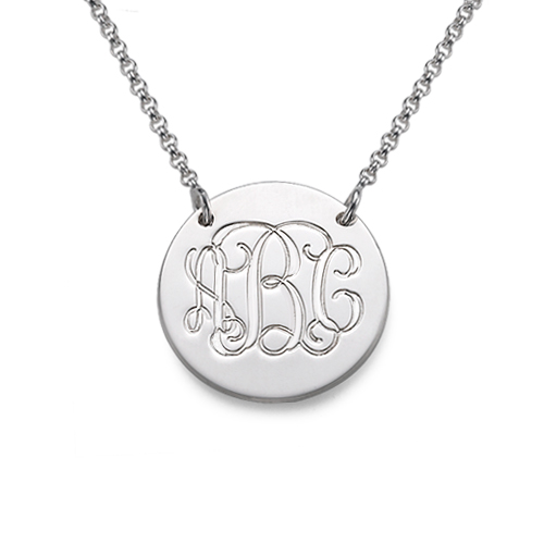 Monogramma Disco Collana