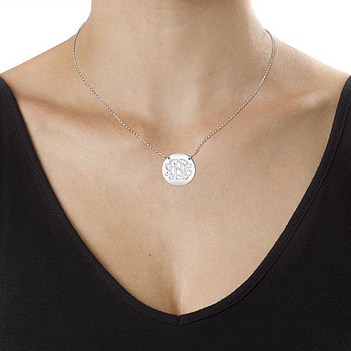 Monogramma Disco Collana