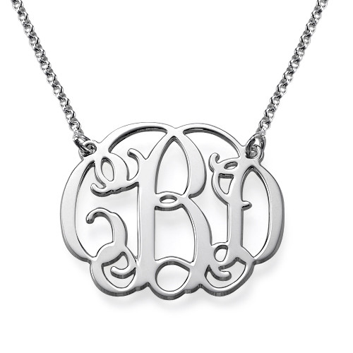 Celebrità monogram necklace